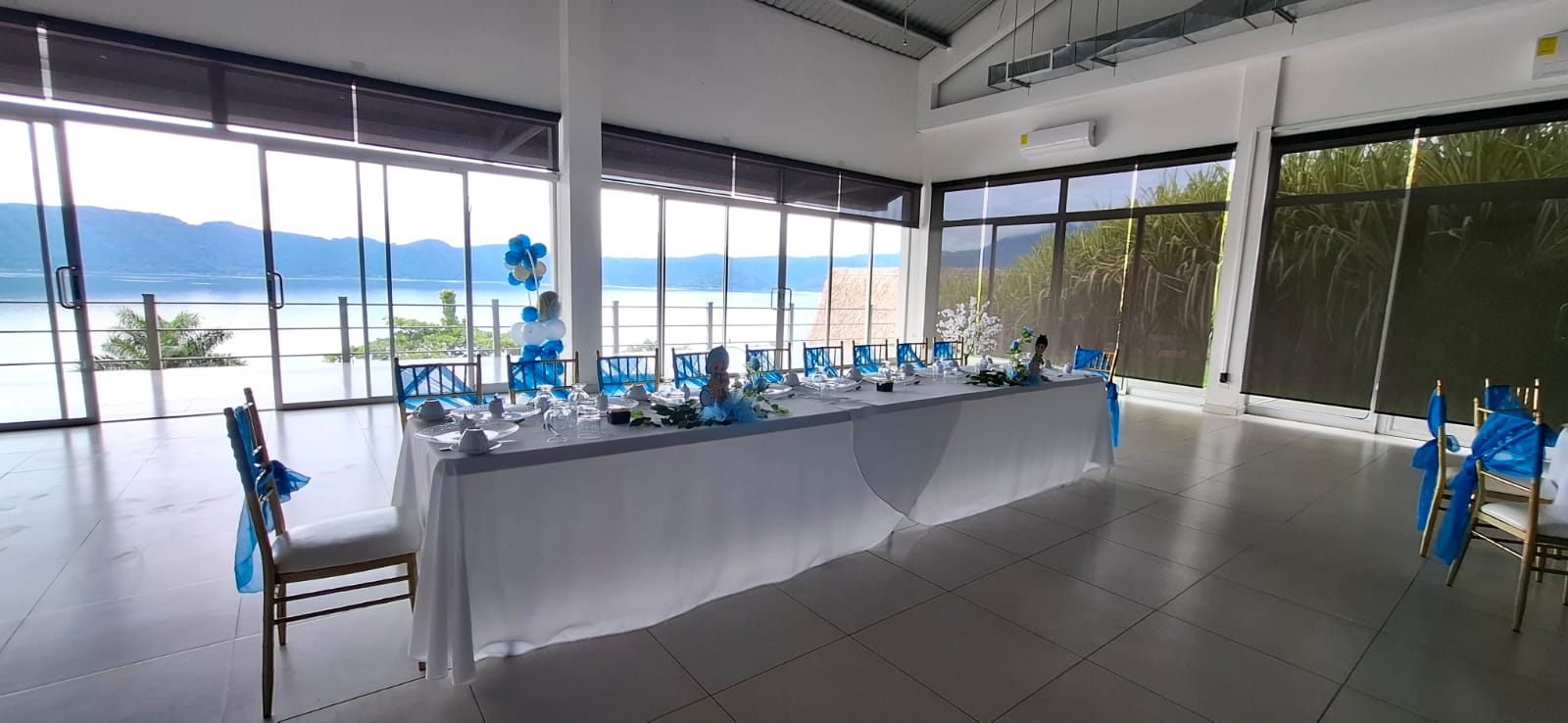 Baby shower en Casa 1800 Coatepeque con vista al Lago de Coatepeque